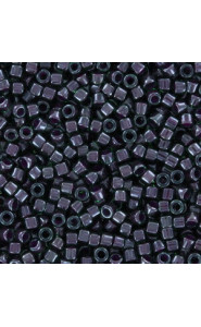 Miyuki delica Beads 11/0 - Lined green maroon luster DB-279